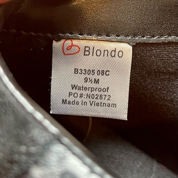 Blondo Genesis Waterproof Sneakers, Grey Leopard, Women’s Sz 9.5 - Picture 3 of 6